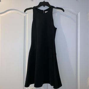 Abercrombie & Fitch Neoprene Fit Flare Mini Dress